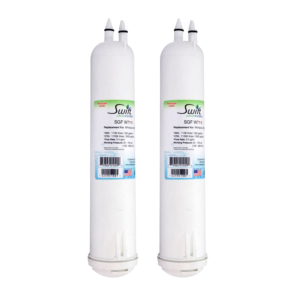 Replacement Water Filter For Whirlpool 4396710, 4396710P, 4396711, 4396841T
