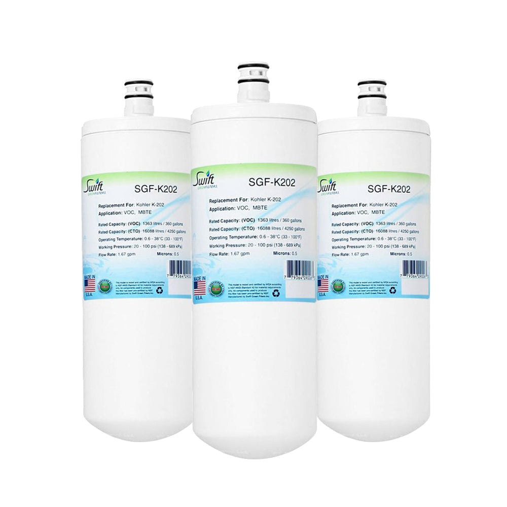 Kohler K-202 Water Filter Replacement SGF-K202 by Swift Green Filters