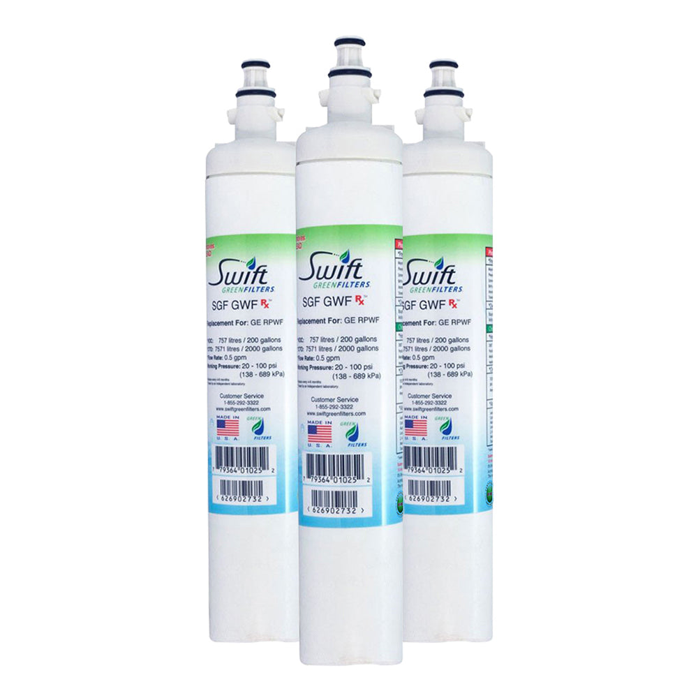 Replacement GE GWF MWF RPWF WSG-4 PFE29P Refrigerator Water Filter SGF-GWF Rx