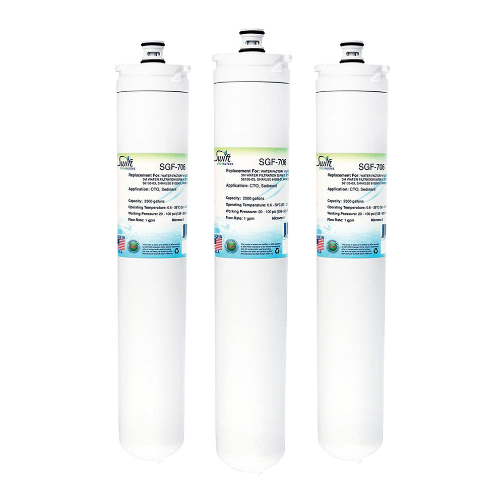 3M Water Factory 47-55706G2 Filter Replacement SGF-706 by Swift Green Filters