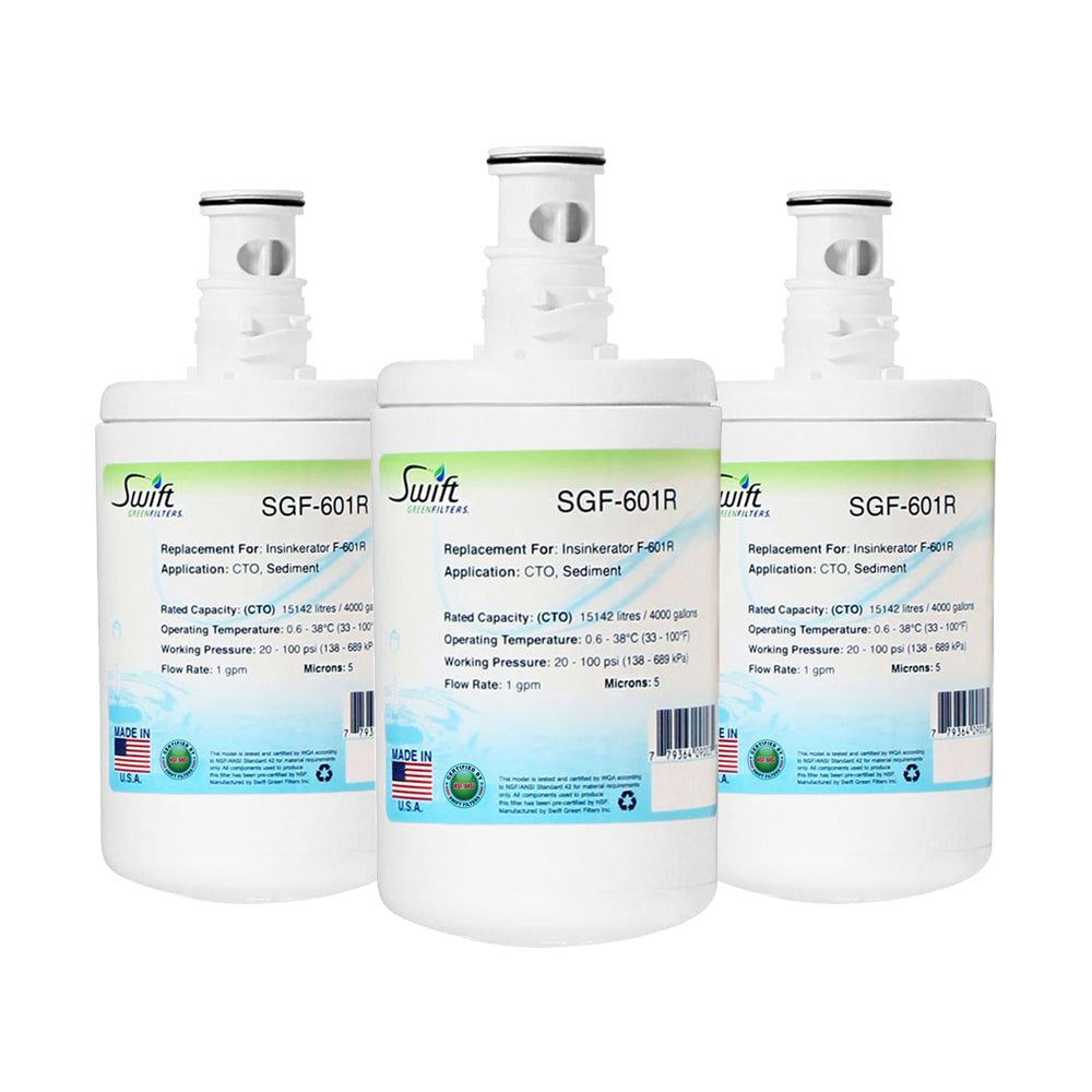Insinkerator F-601R Water Filter Replacement SGF-601R by Swift Green Filters