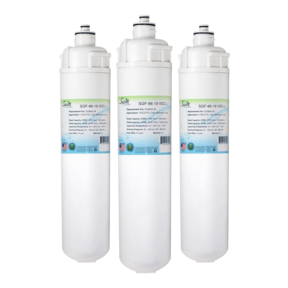 Everpure EV9635-26, EP25, EP15, EP35, EP35R Filter Replacement SGF-96-19 VOC-L by Swift Green Filters