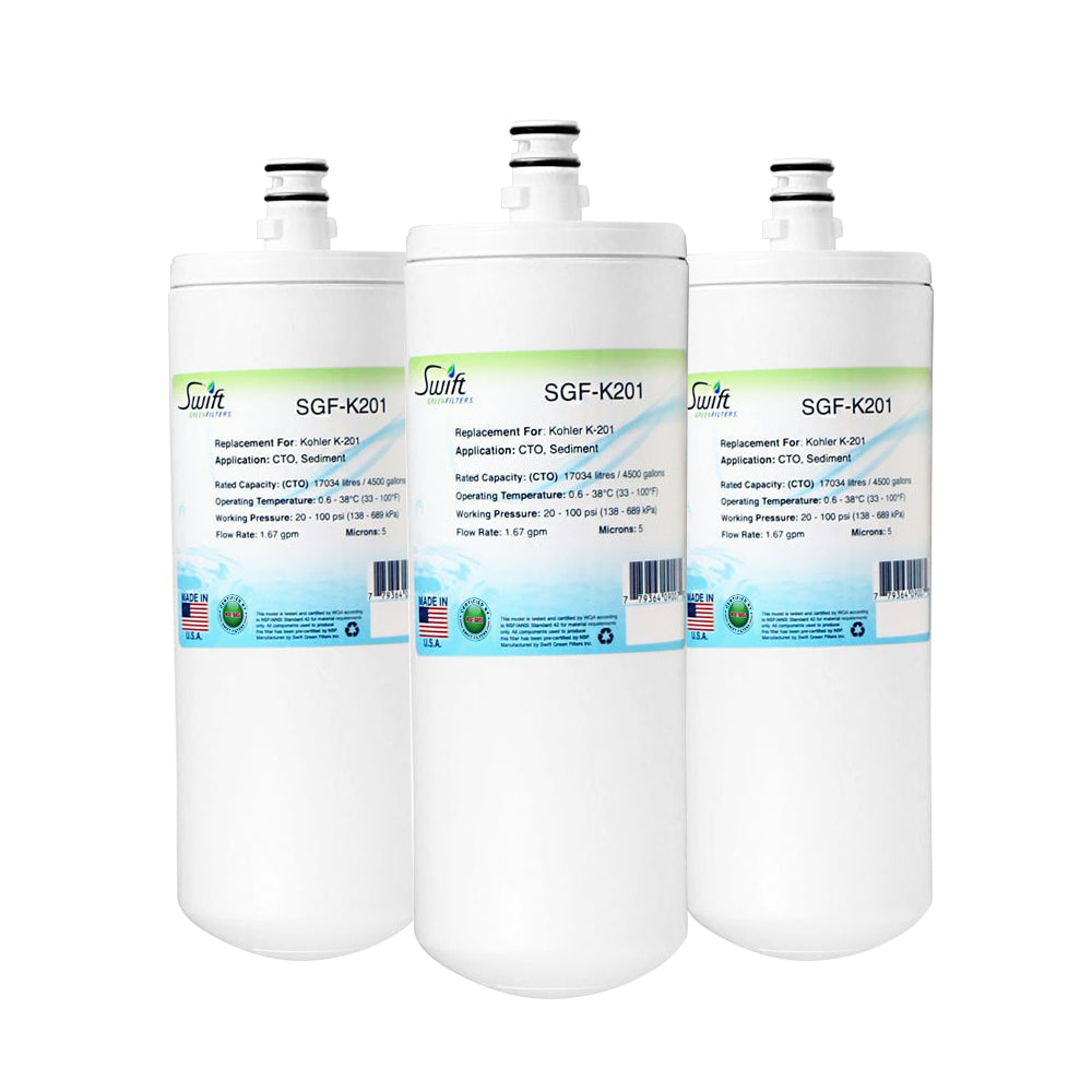 Kohler K-201 Water Filter Replacement SGF-K201 by Swift Green Filters