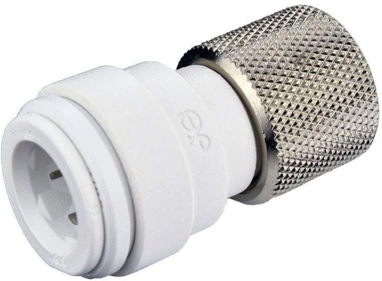 John Guest Speedfit PSEI6012U9 Push-fit Female Connector Reducing Coupling, 3/8 OD x 9/16 UNEF, 10-Pack