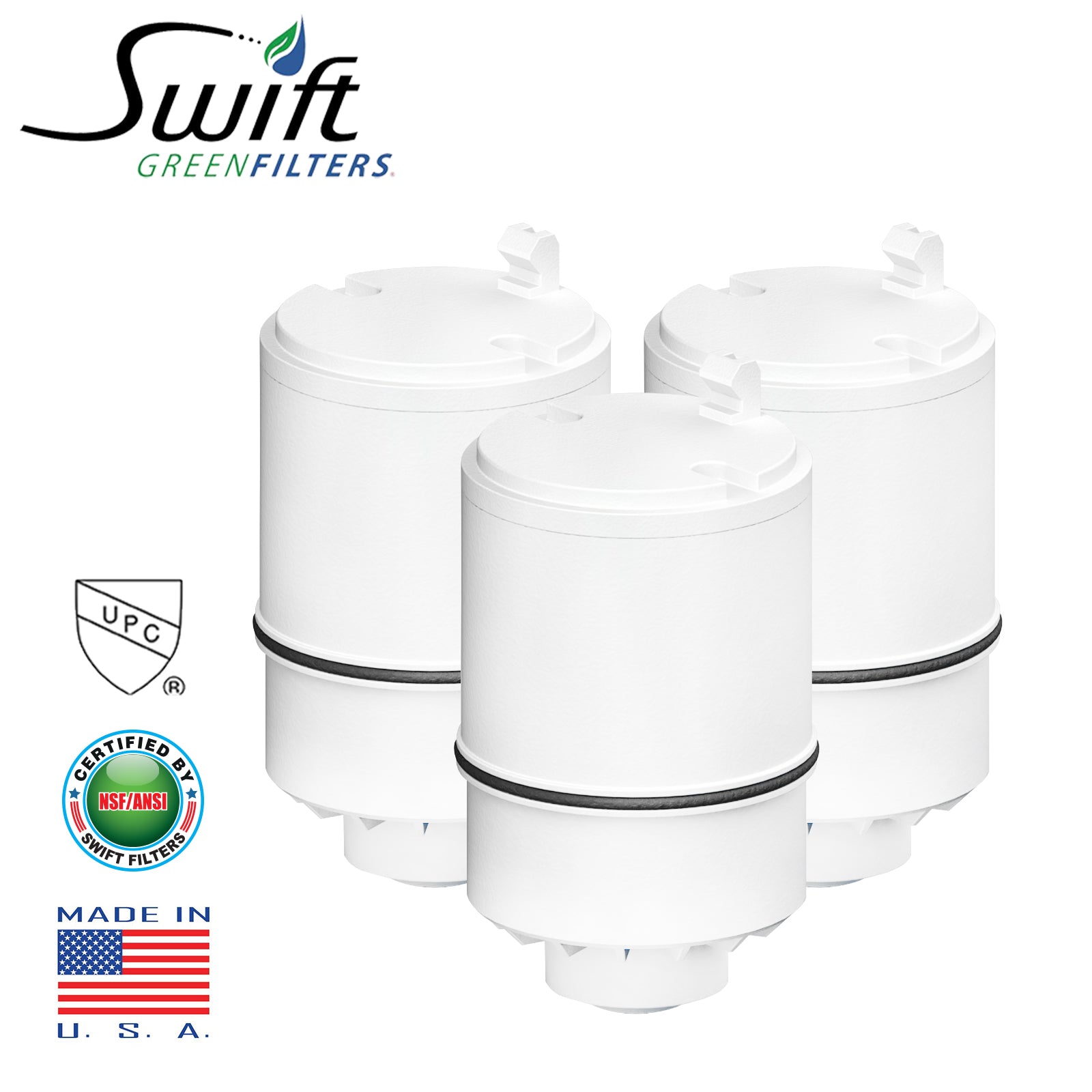 PUR Faucet RF-9999 Replacement Water Filter Refill, By Swift Green Filters SGF-1859 Rx