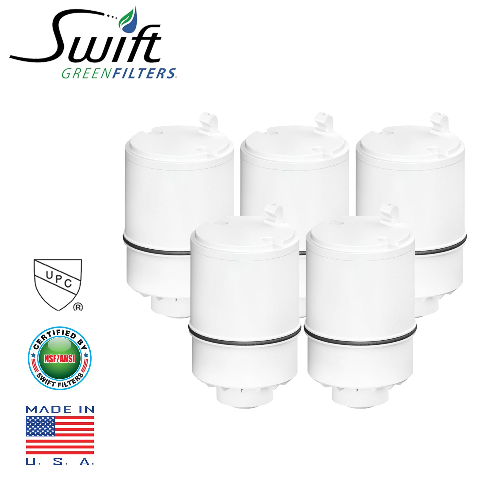 PUR Faucet RF-9999 Replacement Water Filter Refill, By Swift Green Filters SGF-1859 Rx