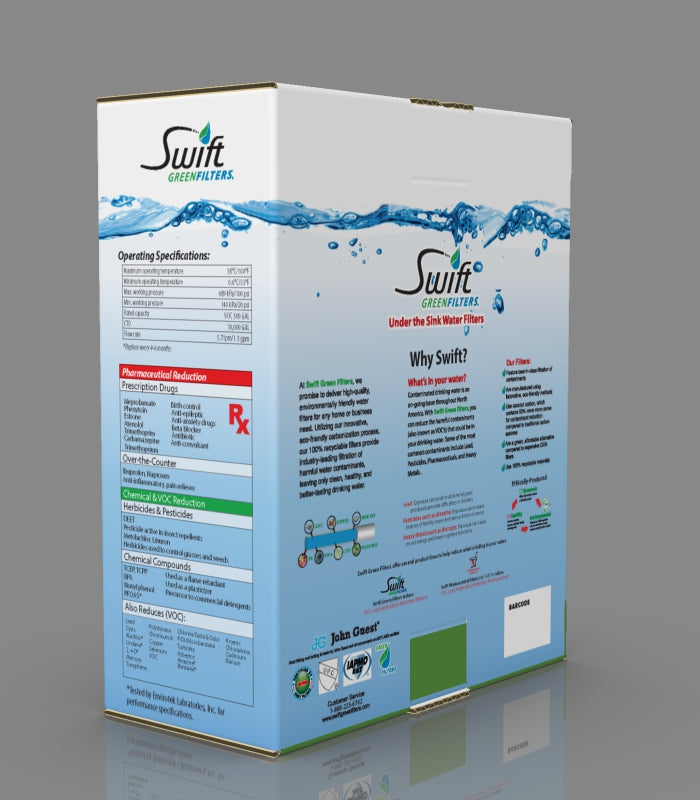 SGF3-RV14-MAX-RX-2 (Double Candle System) Multi stage RV Water Filter System with ultra high Capacity, Direct Connect Fittings-Removes Pharmaceuticals, VOC,s, contaminants, Chlorine, Arsenic, Lead, Heavy metals, Bad taste, Odors and Sediment