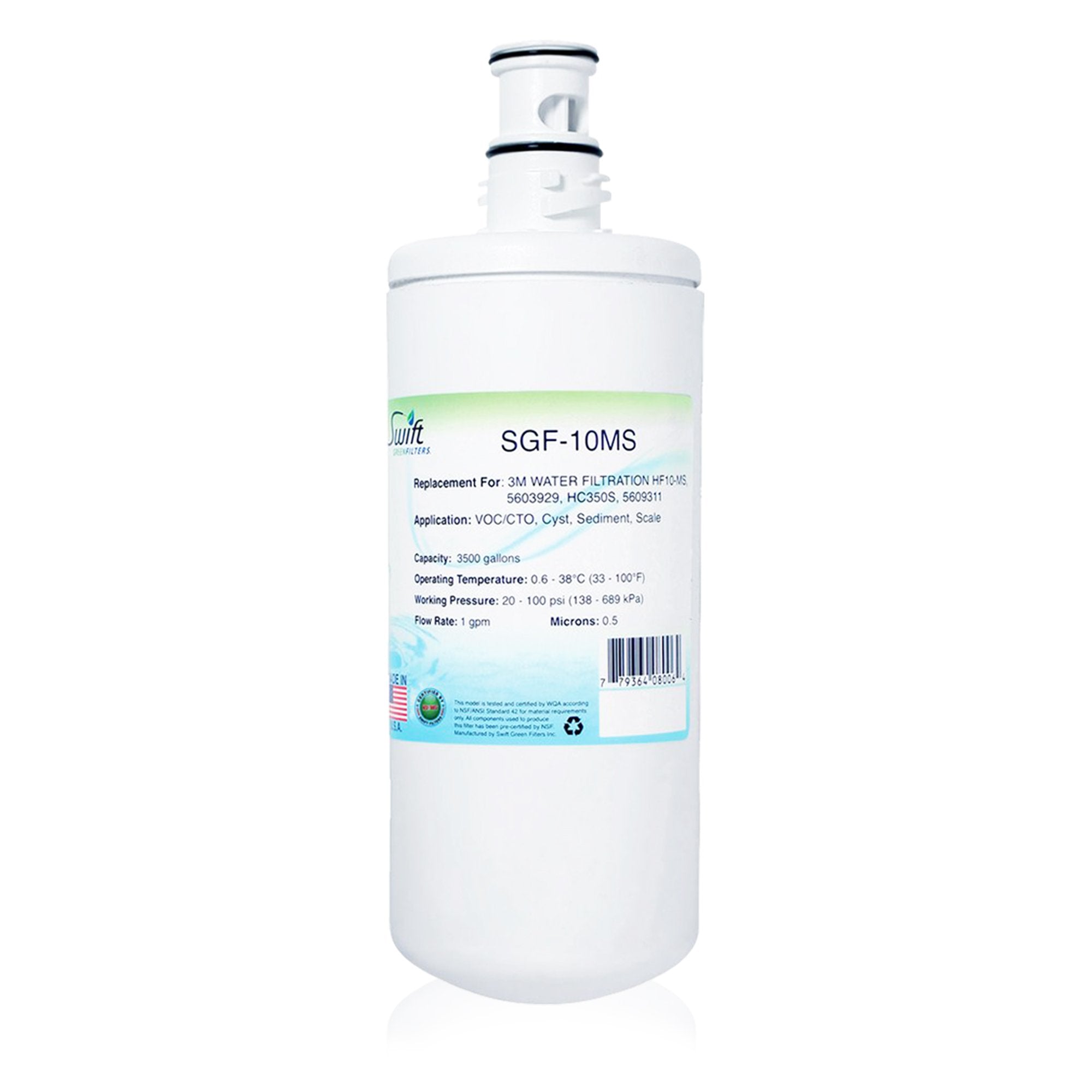 Replacement for 3M HF10-MS Filter by Swift Green Filters SGF-10MS - The Filters Club USA by Suri Industries Inc.