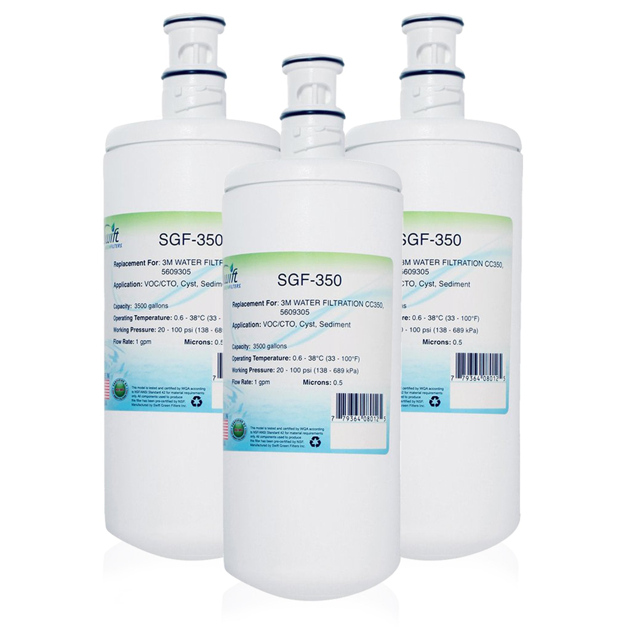Swift Green Filters SGF-350 Compatible Commercial Water Filter for CC350, 5609305, CC351, 5609313.