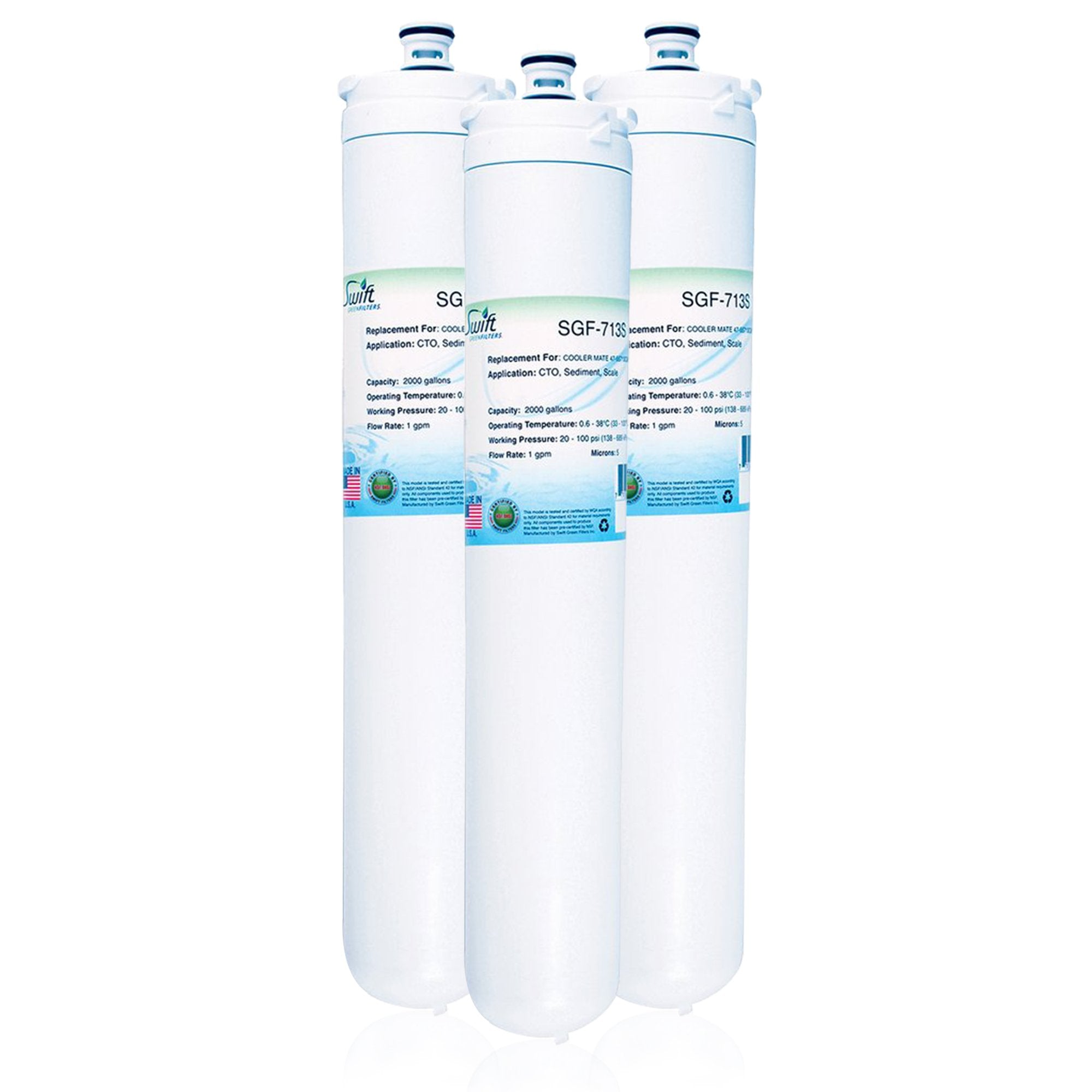 Replacement for 3M CoolerMate 47-55713CM Filter by Swift Green Filters SGF-713S
