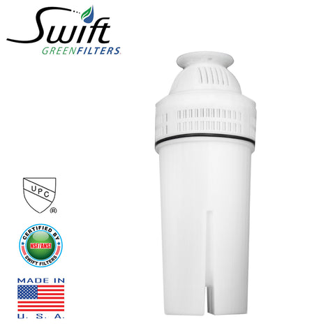 Swift Green Filters Brita Pitcher Water Filtration Replacement Filter, White SGF-B-P -CTO