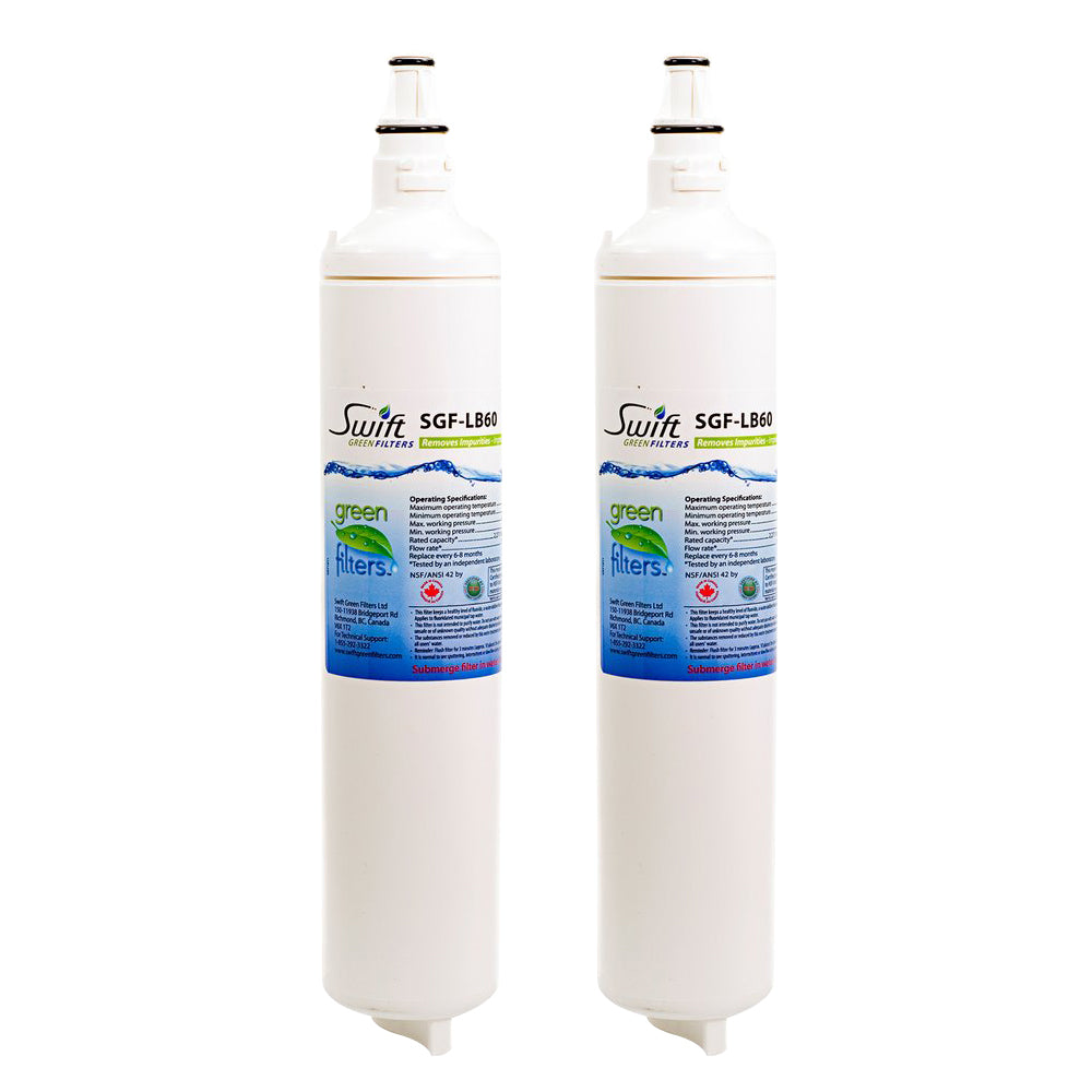 EcoAqua EFF-6003A,EFF-6004A Compatible VOC Refrigerator Water Filter