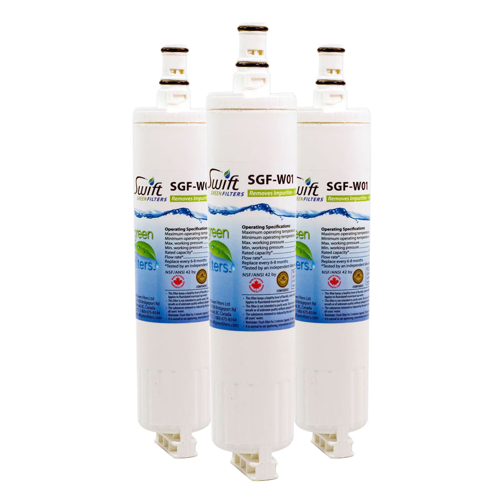 SGF W01 is Replacement For Whirlpool 4396508 4396510 EDR5RXD1 Refrigerator Water Filters