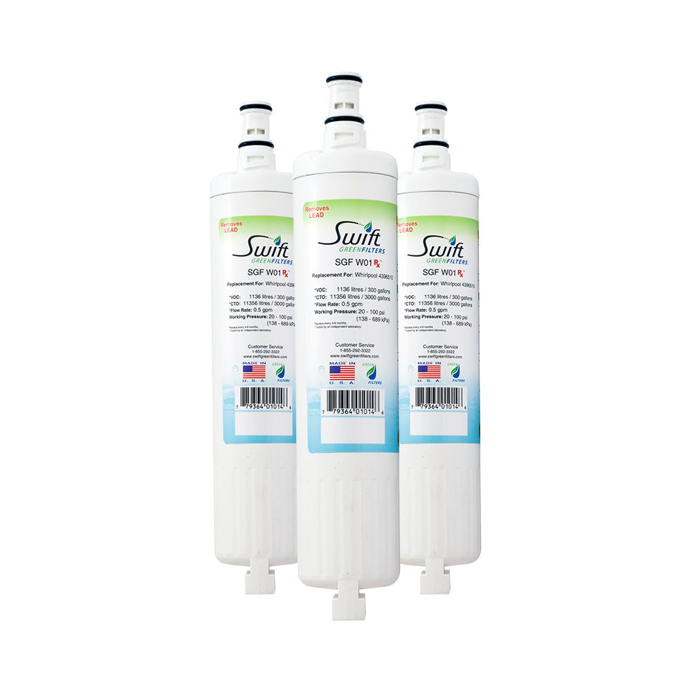 Whirlpool 4396510  Compatible Pharmaceuticals Refrigerator Water Filter