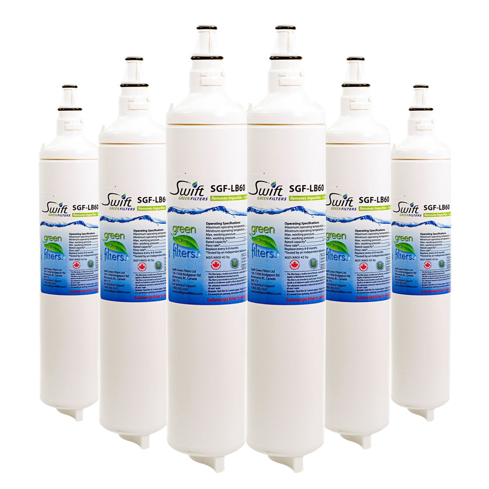 EcoAqua EFF-6003A,EFF-6004A Compatible VOC Refrigerator Water Filter
