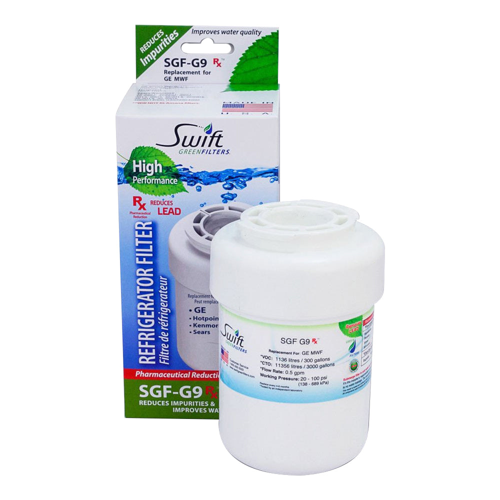 Replacement GE MWF WF287 GWF WF287 Kenmore 46999 Refrigerator Water Filter SGF-G9 Rx